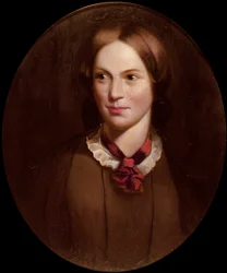 Portret van Charlotte Bronte (1816-55)