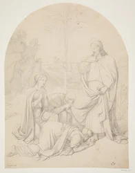 De opgestane Christus verschijnt aan de vrouwen