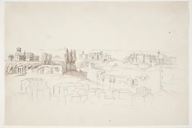 Van Palatijn met kerk. Rome