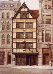 Crosby Hall, Bishopgate, Londen, 1860