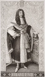 Karel II (1630-85) uit 