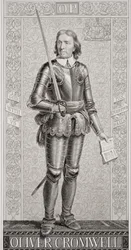 Oliver Cromwell (1599-1658) uit 