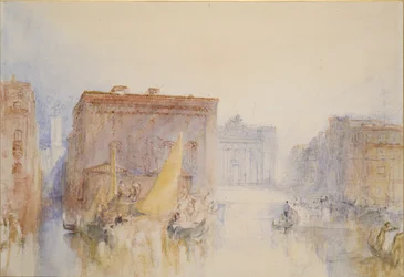 Venetië: De Accademia, 1840