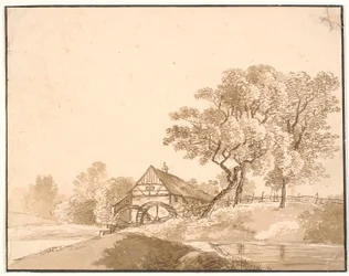 Een molen bij Lausanne