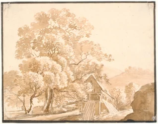 Een molen bij Lausanne