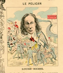 Menagerie Republicaine Humoristische galerij van de hoofdpersonen van de Derde Republiek, nummer 33, Satirisch in Kleuren