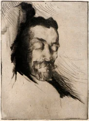 Portret van Theodore Robinson