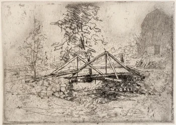 De houten brug