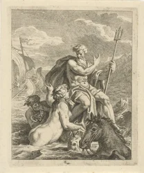 Zeelandschap met Thetis en Neptunus