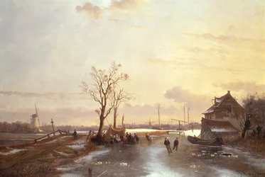 Winterscène, 1853