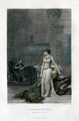 Cleopatra en Caesar Anthony en Cleopatra, 19e eeuw