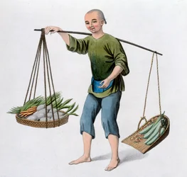 Een jongen met groenten, 1800