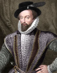 Sir Walter Raleigh, Engels schrijver, dichter, hoveling, avonturier en ontdekkingsreiziger, 1821