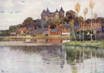 Chateau de Combourg (kleur litho)