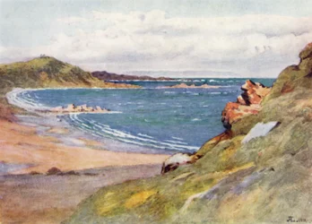 St Lunaire, met Cap Frehel in de verte