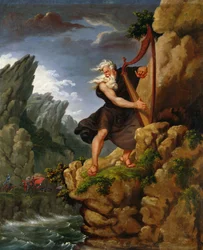 De Bard, naar een origineel van Philip James de Loutherbourg (1740-1812)