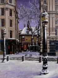 Dean Close Londen, 2000 (olieverfschilderij)