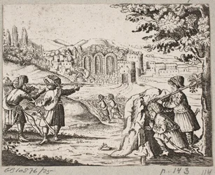 Illustratie voor Adam Olearius, "Persianischer Rosenthal von einem Sinnreichen Poeten Schich Saadi [...]", Schleswig 1660