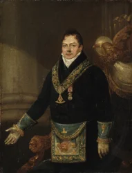 Augustus Frederick, Hertog van Sussex als Grootmeester, 1827