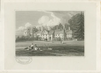 Hagley Hall: gravure, nd [1780-1847]