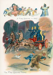 Brandweerwagens, toen en nu