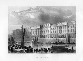 Douanehuis, Londen, 19e eeuw