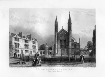 St. Katherines Hospital, Regents Park, Londen, 19e eeuw