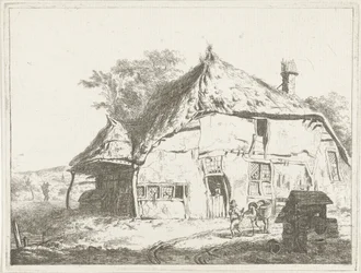 Boerderij bij een waterput