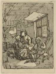 Boereninterieur (tweede versie)