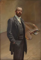 Zelfportret met palet