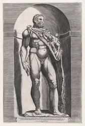 Speculum Romanae Magnificentiae: Keizer Commodus als Hercules, 1582