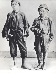 Straatkinderen van New York City, ca. 1900