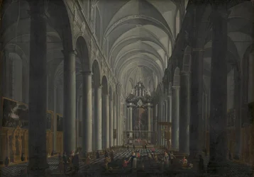 Interieur van de Jezuïetenkerk in Brugge