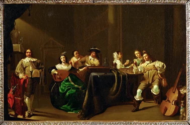 Une joyeuse compagnie - een vrolijk gezelschap ...