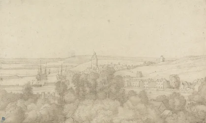 Een uitzicht op Chatham vanuit het westen