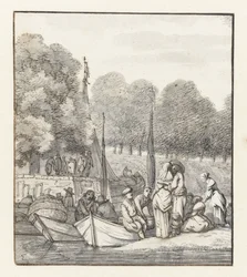 Landingsplaat van schuiten