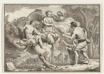 Ceres verschijnt aan de boeren Voorstellingen uit Vergilius