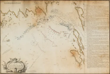 De Slag bij Viborg Bay, 1790 kaart, 1790