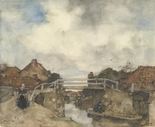 Nederlandse gracht, Rijswijk, tweede helft 19e eeuw
