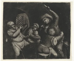 Vechtende mannen