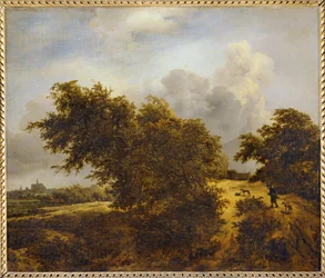 Pad in de duinen van Haarlem of Le Buisson ...