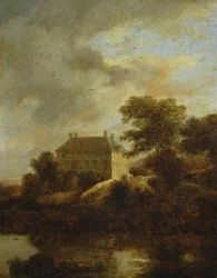 Landschap met landhuis