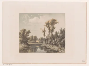 Landschap met rivier