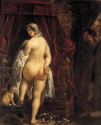 Koning Candaules van Lydië toont zijn vrouw aan Gyges, 1646