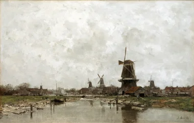 De vijf windmolens