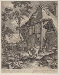 Abraham werpt Hagar uit