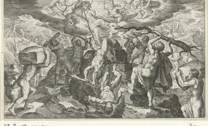 Bacchus helpt de Titanen verslaan