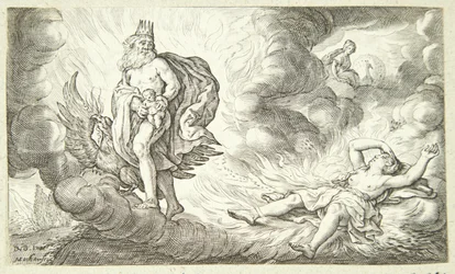 De geboorte van Bacchus