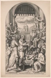 Christus wekt de zoon van de weduwe van Nain op