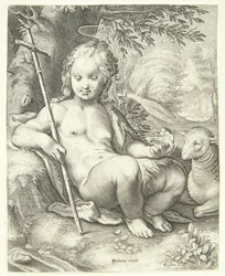 Johannes de Doper in de wildernis